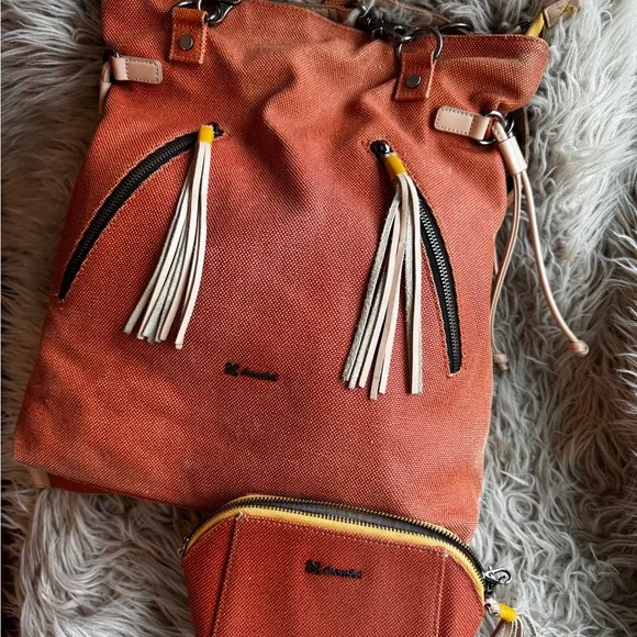 Tempest Convertible Tote + Crossbody purse Set - Picture 6 of 11